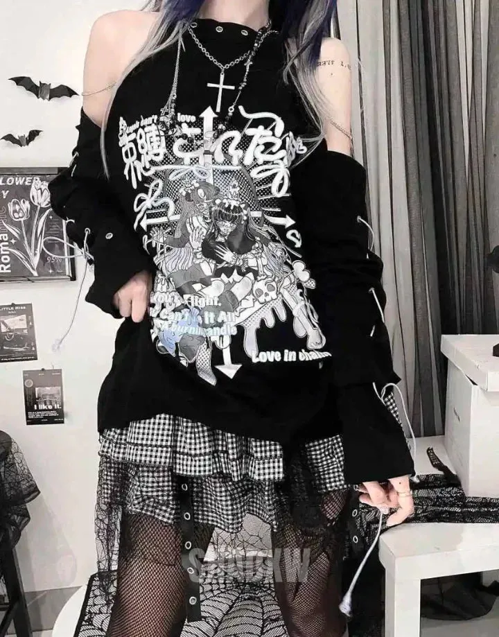 Women Goth Shirt