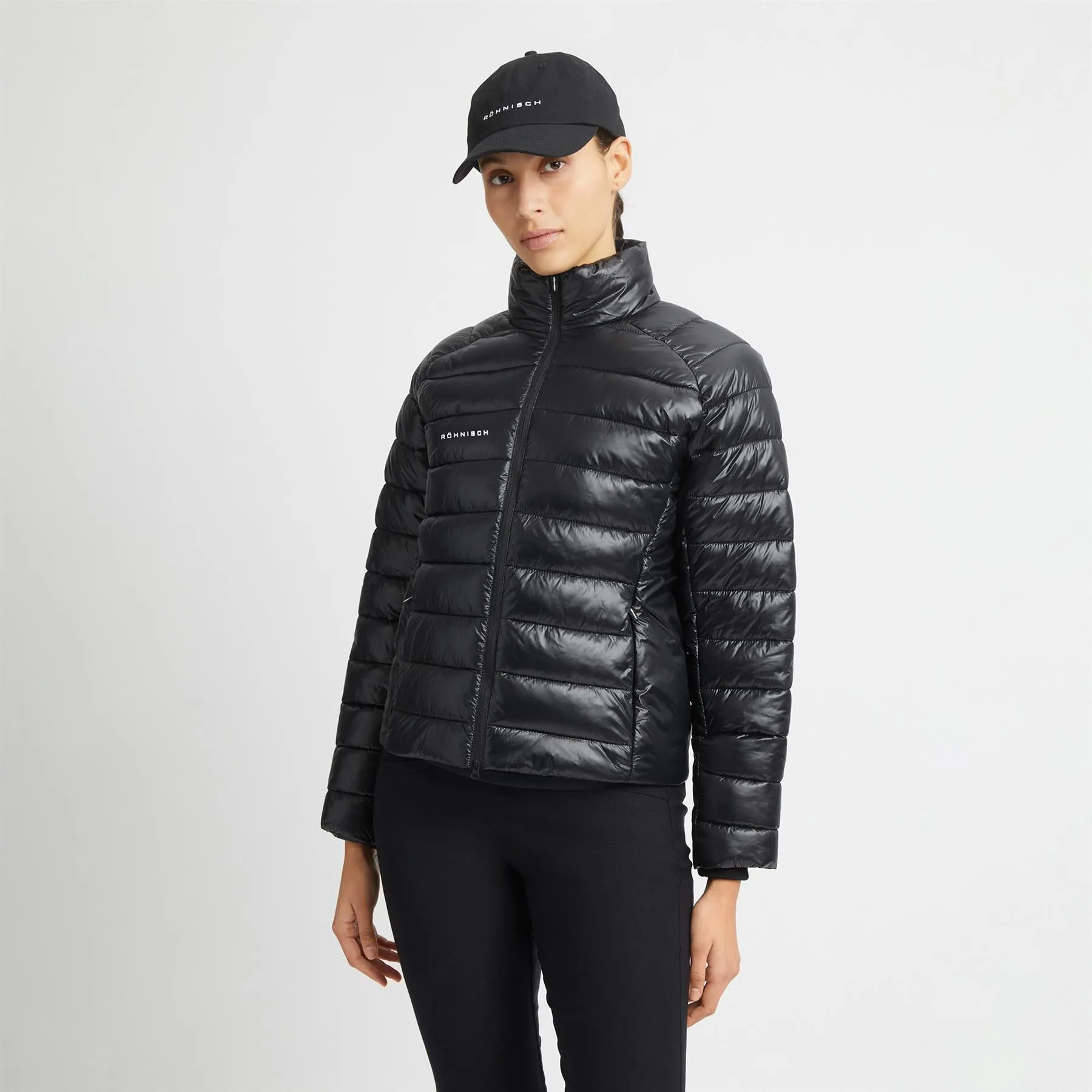 Womens Airlite Golf Padded Jacket Black - 2024