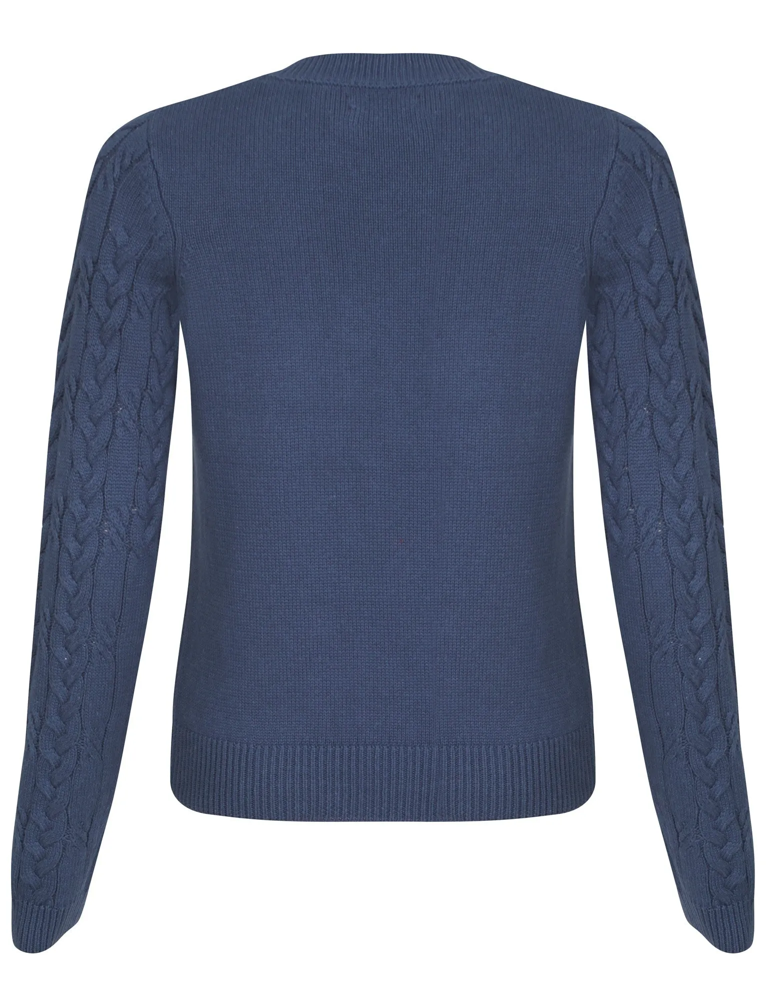 Womens Amara Reya Crew Neck Jumper in Dark Denim