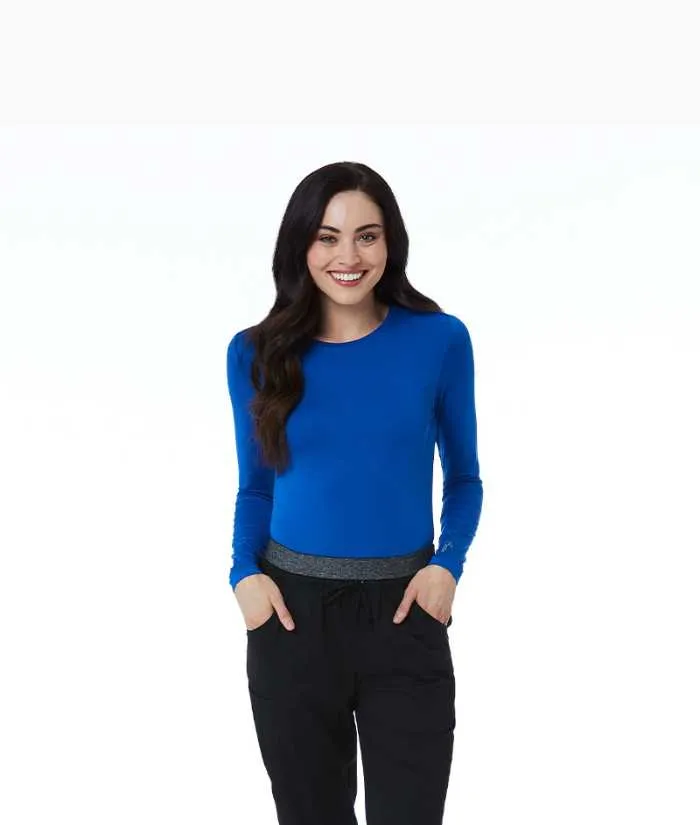 Womens Basic L/S Under Scrub Tee