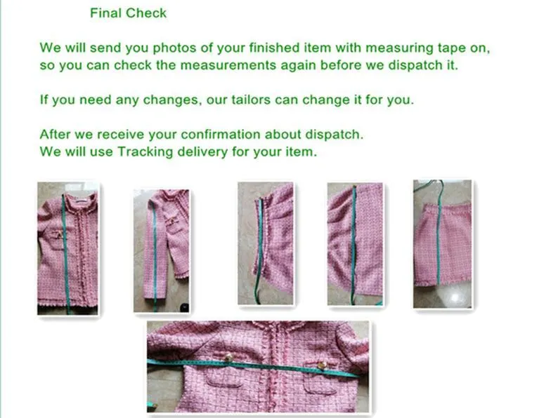 Womens Designer Inspired Custom Made Check Pattern Blue Tweed Blazer   Trousers Suit