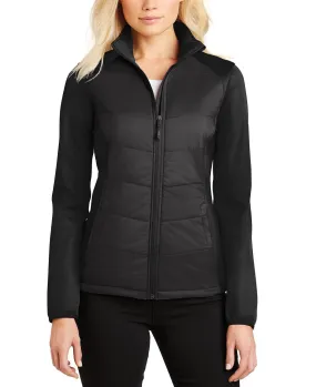 Women's Full-Zip Hybrid Soft Shell Water-Resistant Jacket