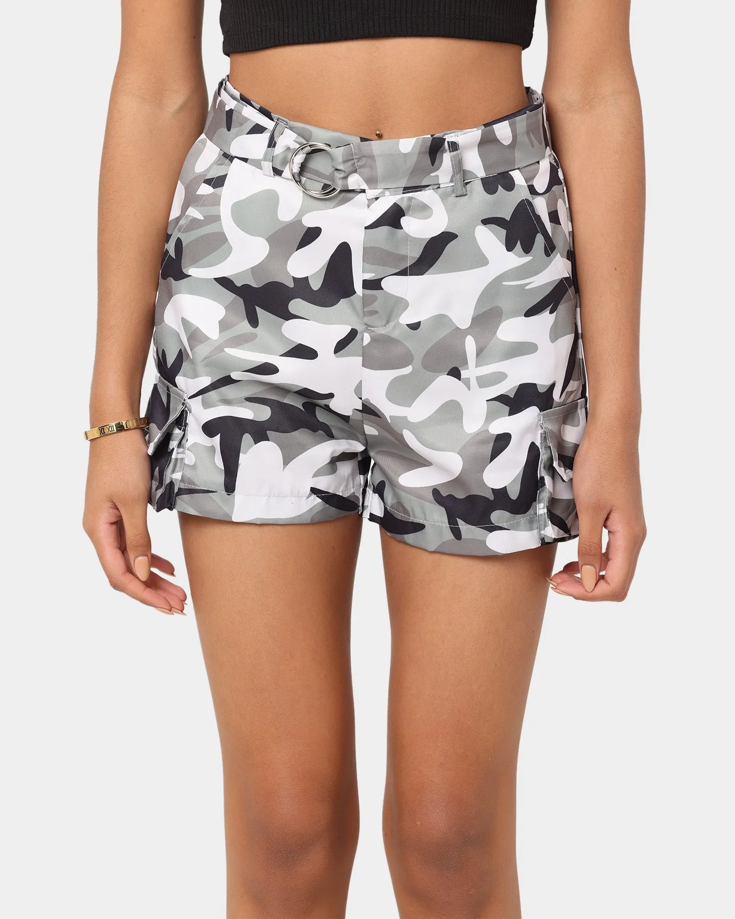 XXIII Women's Talia Camo Cargo Skirt Camo