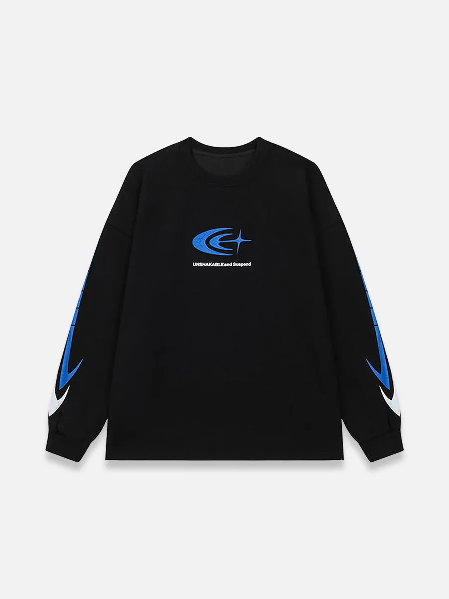 Y2K Futurist Star Sweatshirt