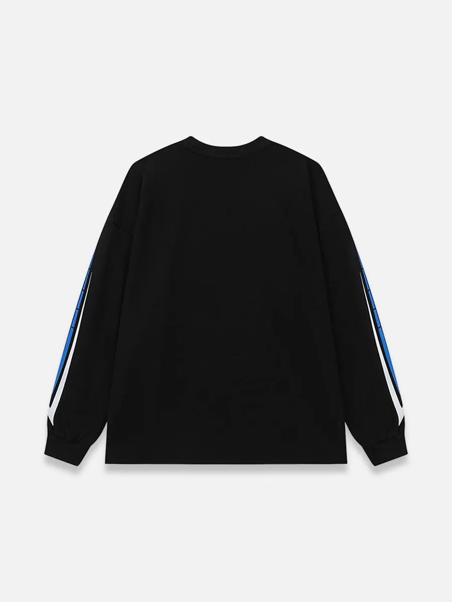 Y2K Futurist Star Sweatshirt