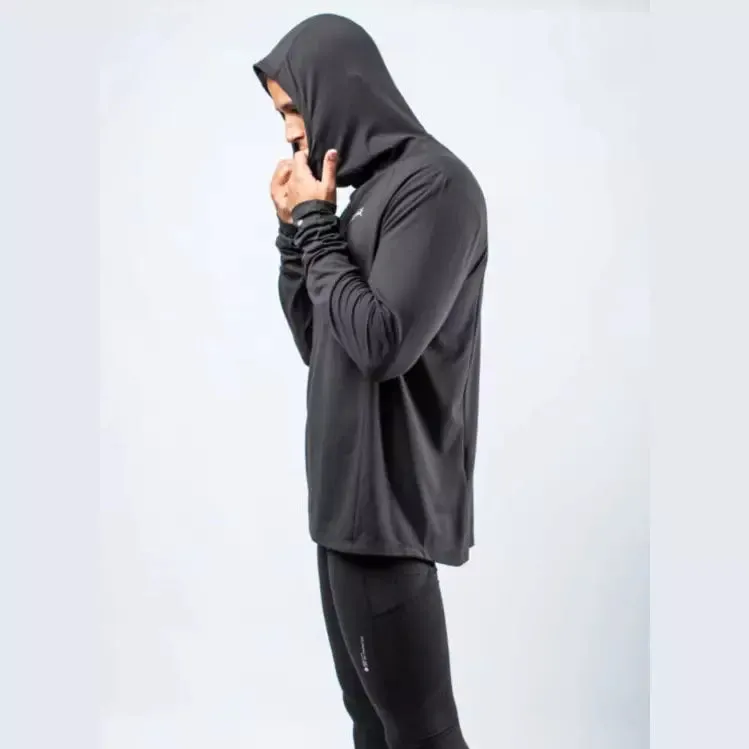 Zhik Mens Black ZhikMotion Hooded Top Anthracite