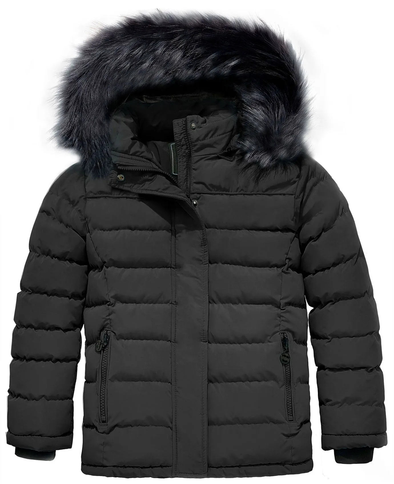 ZSHOW Girls' Puffer Jacket Padded Winter Coat